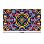 Kaleidoscope Mandala Colorful Business Card Holder Front