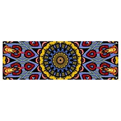 Kaleidoscope Mandala Colorful Banner And Sign 12  X 4 