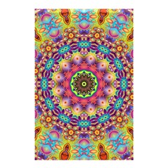 Rosette Mandala Ornament Wallpaper Shower Curtain 48  X 72  (small)  by Wegoenart