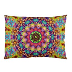 Rosette Mandala Ornament Wallpaper Pillow Case (two Sides) by Wegoenart