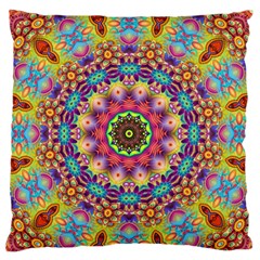 Rosette Mandala Ornament Wallpaper Standard Flano Cushion Case (two Sides)