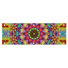 Rosette Mandala Ornament Wallpaper Banner And Sign 6  X 2 