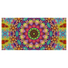 Rosette Mandala Ornament Wallpaper Banner And Sign 8  X 4 