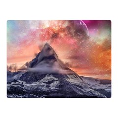 Mountain Cosmos Universe Nature Double Sided Flano Blanket (mini)  by Wegoenart