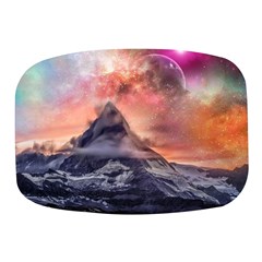 Mountain Cosmos Universe Nature Mini Square Pill Box by Wegoenart