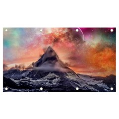 Mountain Cosmos Universe Nature Banner And Sign 7  X 4 