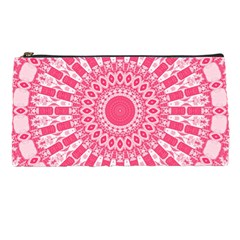 Mandala Pink Abstract Pencil Case