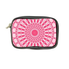 Mandala Pink Abstract Coin Purse by Wegoenart