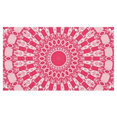 Mandala Pink Abstract Banner And Sign 7  X 4 