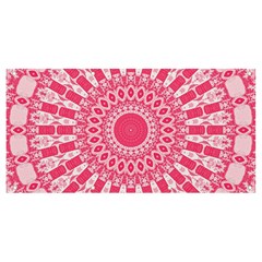 Mandala Pink Abstract Banner And Sign 8  X 4 