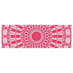 Mandala Pink Abstract Banner And Sign 12  X 4  by Wegoenart