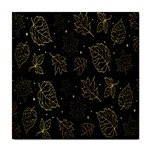 Leaves-01 Tile Coaster Front