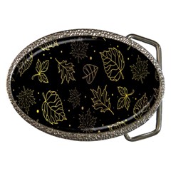 Leaves-01 Belt Buckles