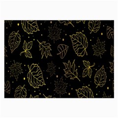 Leaves-01 Large Glasses Cloth by nateshop