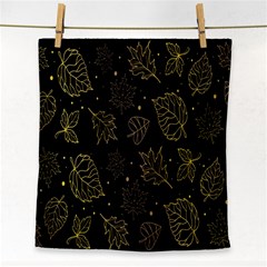 Leaves-01 Face Towel by nateshop