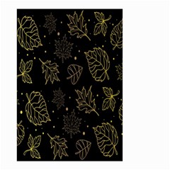 Leaves-01 Small Garden Flag (two Sides) by nateshop