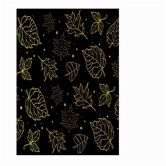 Leaves-01 Large Garden Flag (two Sides) by nateshop