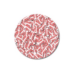 Merry-christmas Magnet 3  (round) by nateshop