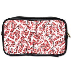 Merry-christmas Toiletries Bag (one Side) by nateshop