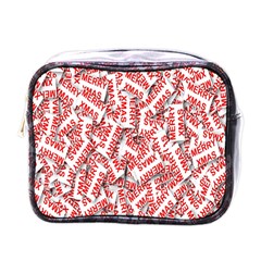 Merry-christmas Mini Toiletries Bag (one Side) by nateshop