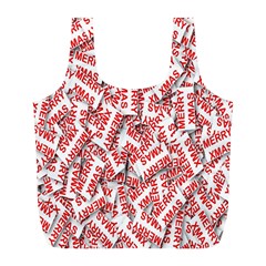 Merry-christmas Full Print Recycle Bag (l) by nateshop