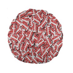 Merry-christmas Standard 15  Premium Flano Round Cushions by nateshop