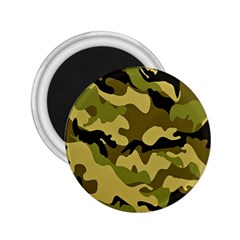 Army Camouflage Texture 2 25  Magnets by nateshop