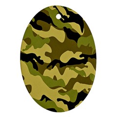 Army Camouflage Texture Ornament (oval) by nateshop