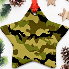 Army Camouflage Texture Ornament (star) by nateshop