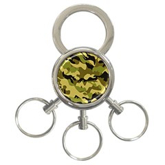 Army Camouflage Texture 3-ring Key Chain by nateshop