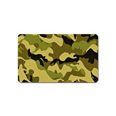 Army Camouflage Texture Magnet (name Card) by nateshop