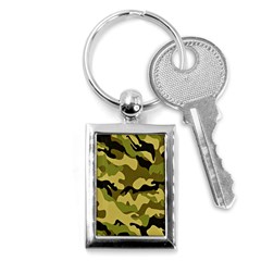 Army Camouflage Texture Key Chain (rectangle) by nateshop