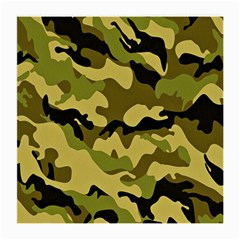 Army Camouflage Texture Medium Glasses Cloth by nateshop