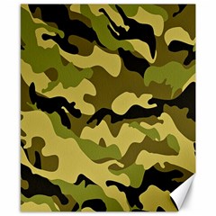 Army Camouflage Texture Canvas 8  X 10  by nateshop