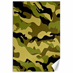 Army Camouflage Texture Canvas 24  X 36  by nateshop