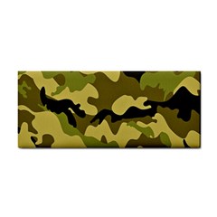 Army Camouflage Texture Hand Towel by nateshop