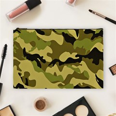 Army Camouflage Texture Cosmetic Bag (large) by nateshop