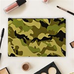 Army Camouflage Texture Cosmetic Bag (Large) Back