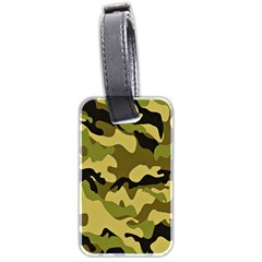 Army Camouflage Texture Luggage Tag (two Sides) by nateshop