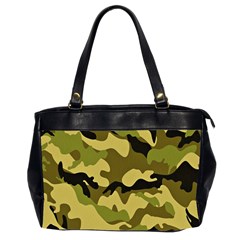 Army Camouflage Texture Oversize Office Handbag (2 Sides) by nateshop