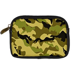 Army Camouflage Texture Digital Camera Leather Case by nateshop