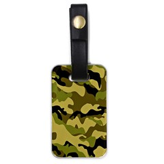 Army Camouflage Texture Luggage Tag (one Side) by nateshop