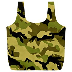 Army Camouflage Texture Full Print Recycle Bag (xl) by nateshop