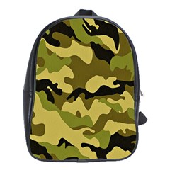 Army Camouflage Texture School Bag (xl) by nateshop