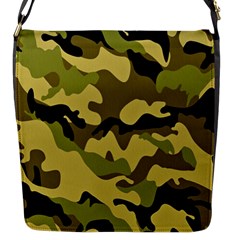 Army Camouflage Texture Flap Closure Messenger Bag (s) by nateshop