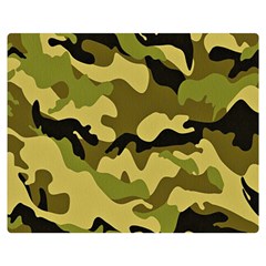 Army Camouflage Texture Double Sided Flano Blanket (medium)  by nateshop