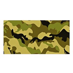 Army Camouflage Texture Satin Shawl 45  X 80  by nateshop