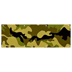 Army Camouflage Texture Banner And Sign 9  X 3 