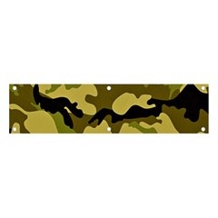 Army Camouflage Texture Banner And Sign 4  X 1  by nateshop