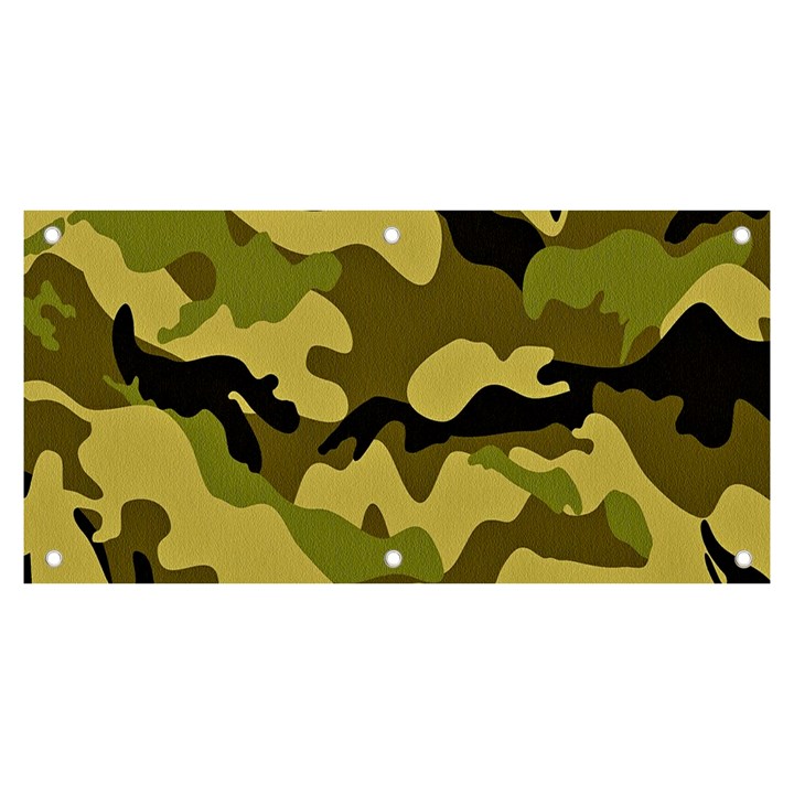 Army Camouflage Texture Banner and Sign 6  x 3 